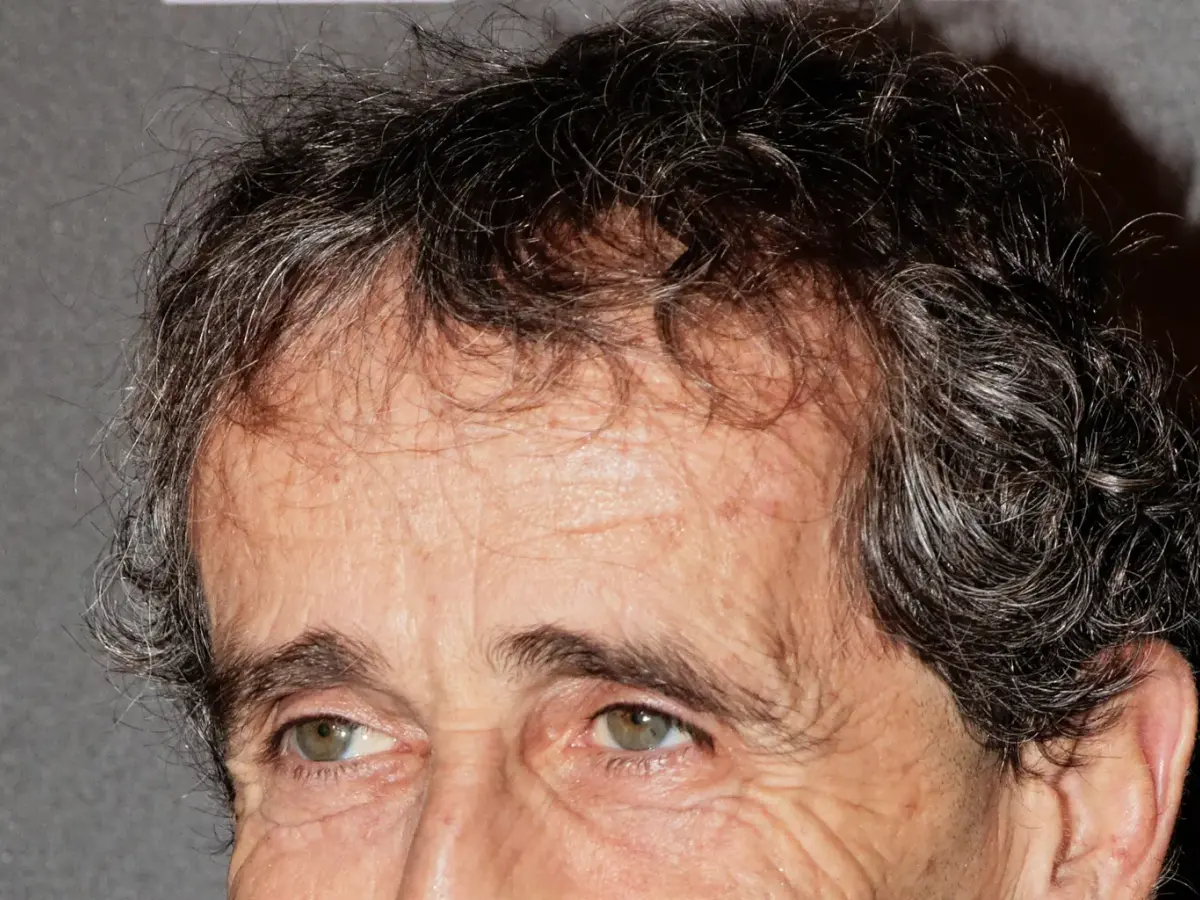 Porträttbild av Alain Prost.