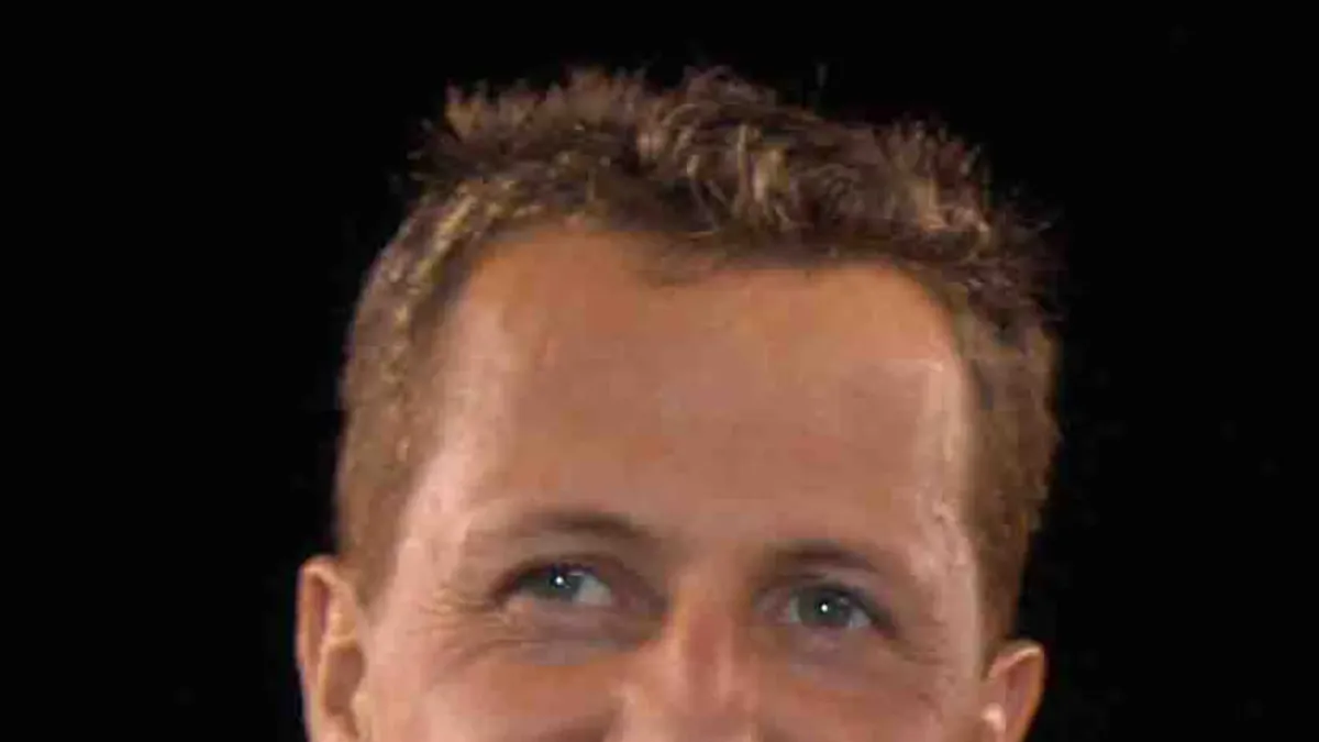 Porträttbild av Michael Schumacher.
