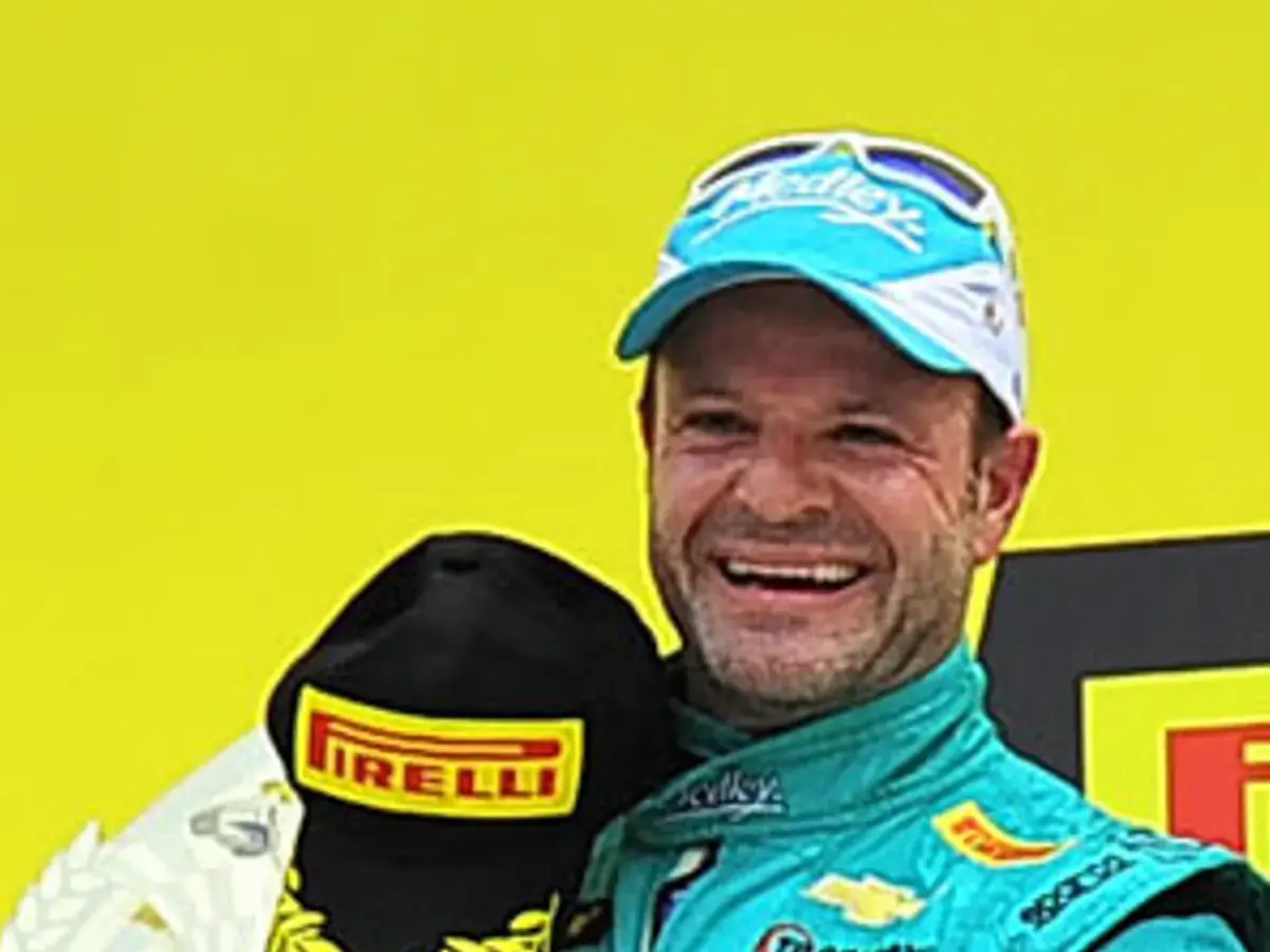 Porträttbild av Rubens Barrichello.