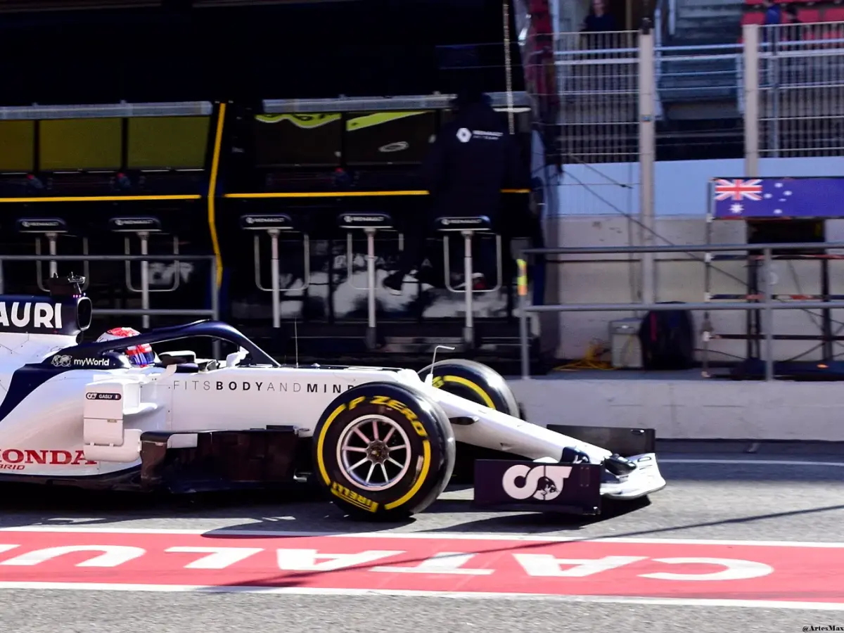 AlphaTauri i Formel 1.